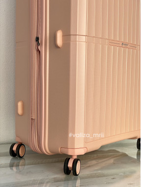 Чемодан Airtex Paris 249 - большой размер - персиковый