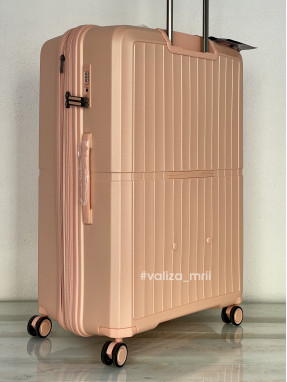 Чемодан Airtex Paris 249 - большой размер - персиковый