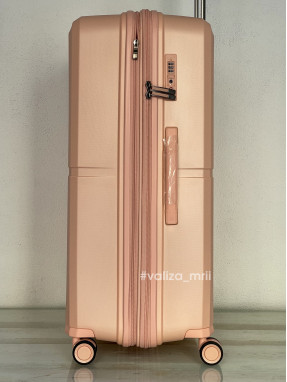 Чемодан Airtex Paris 249 - большой размер - персиковый
