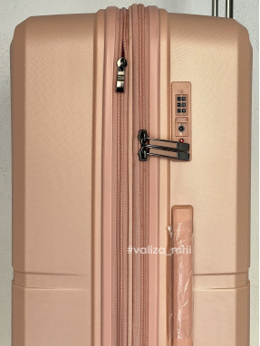 Чемодан Airtex Paris 249 - большой размер - персиковый