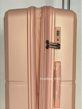 Чемодан Airtex Paris 249 - большой размер - персиковый