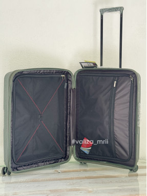 Чемодан 251 Airtex Paris - средний размер - темно-зеленый