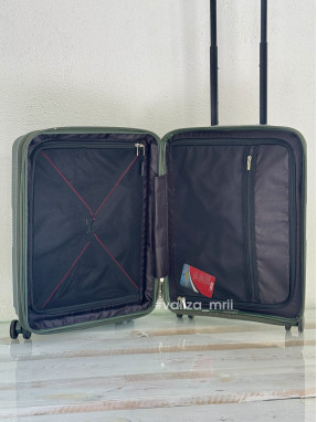 Чемодан 251 Airtex Paris - ручная кладь - темно-зеленый