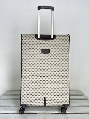 Валіза з екошкіри Snowball 39204 - великий розмір - бежевий