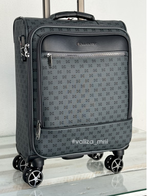 Валіза з екошкіри Snowball 39204 - ручна поклажа - чорний