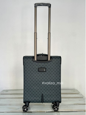 Валіза з екошкіри Snowball 39204 - ручна поклажа - чорний