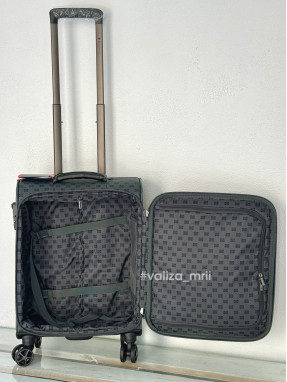 Валіза з екошкіри Snowball 39204 - ручна поклажа - чорний