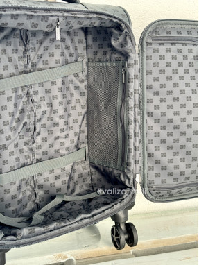 Валіза з екошкіри Snowball 39204 - ручна поклажа - чорний