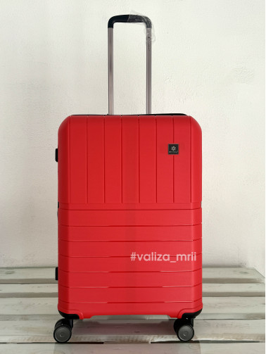Валіза Snowball 39403 - середній розмір - червоний