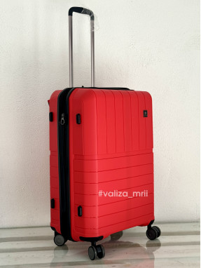 Валіза Snowball 39403 - середній розмір - червоний