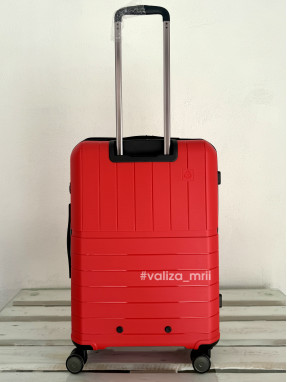 Валіза Snowball 39403 - середній розмір - червоний