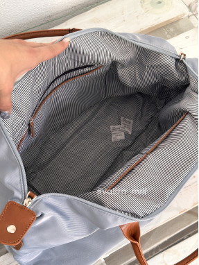 Дорожня сумка Snowball 41403 L розмір - сіро-блакитний