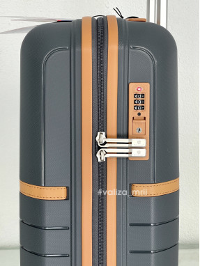 Чемодан Snowball 49403 - ручная кладь - графит