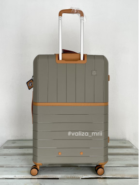 Чемодан Snowball 49403 - большой размер - бежевый