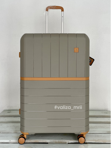 Чемодан Snowball 49403 - большой размер - бежевый