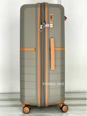 Чемодан Snowball 49403 - большой размер - бежевый