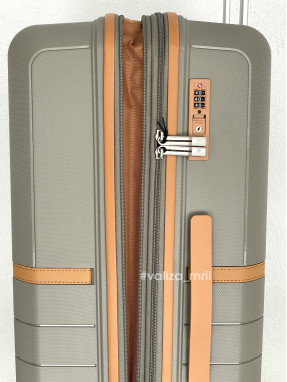 Чемодан Snowball 49403 - большой размер - бежевый