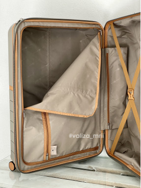 Чемодан Snowball 49403 - большой размер - бежевый