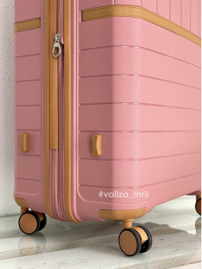 Чемодан Snowball 49403 - большой размер - розовый