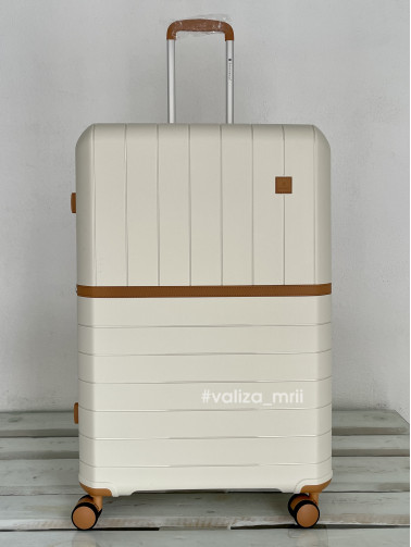 Чемодан Snowball 49403 - большой размер - молочный