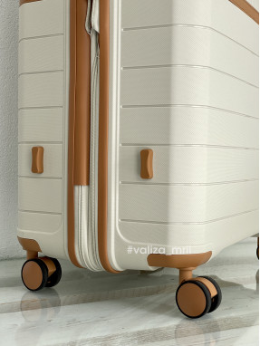 Чемодан Snowball 49403 - большой размер - молочный