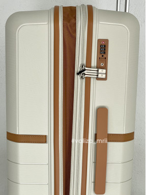 Чемодан Snowball 49403 - большой размер - молочный