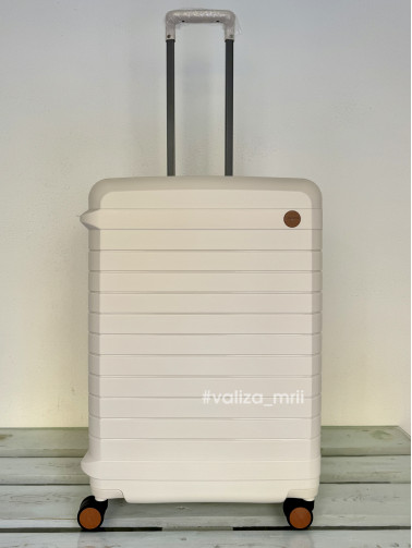 Валіза Snowball 57203 - середній розмір - молочний