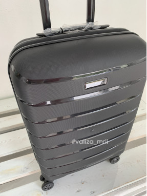 Чемодан Snowball 61303 - ручная кладь - чёрный