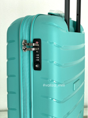 Чемодан Snowball 61303 - ручная кладь - мятный