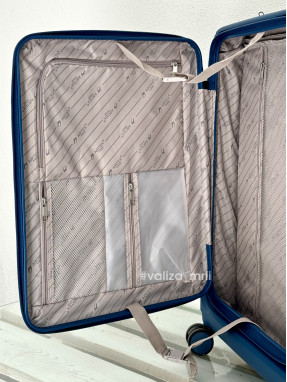 Чемодан Airtex Paris 647 - средний размер - синий