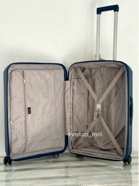 Чемодан Airtex Paris 647 - средний размер - синий