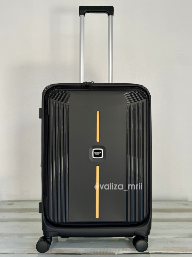 Валіза Airtex Paris 647 - середній розмір - чорний