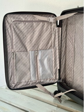 Валіза Airtex Paris 647 - середній розмір - сірий