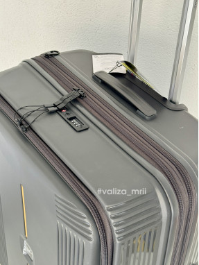 Валіза Airtex Paris 647 - великий розмір - сірий