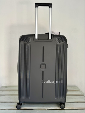 Валіза Airtex Paris 647 - великий розмір - сірий