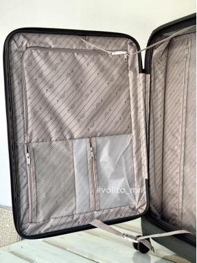 Валіза Airtex Paris 647 - великий розмір - сірий