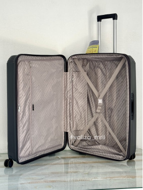 Валіза Airtex Paris 647 - великий розмір - сірий