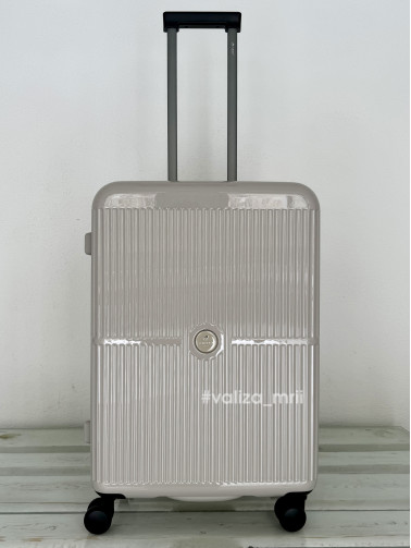 Чемодан Airtex Paris 747 - средний размер - бежевый