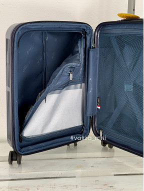 Чемодан Airtex Paris 747 - ручная кладь - синий