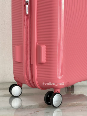 Валіза American Tourister 7675 - середній розмір - кораловий