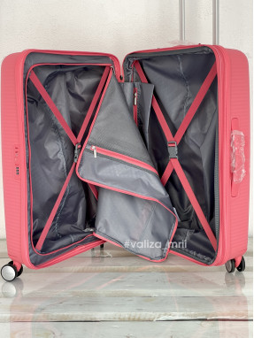 Валіза American Tourister 7675 - середній розмір - кораловий