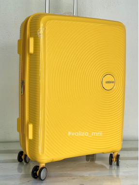 Валіза American Tourister 7675 - середній розмір - жовтий