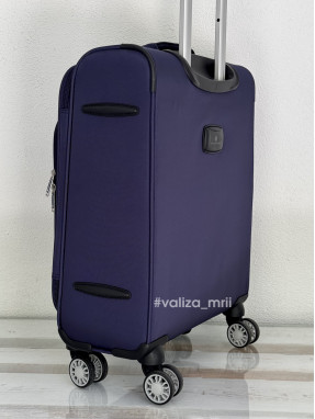 Тканьевый чемодан Snowball 87303 - ручная кладь - синий