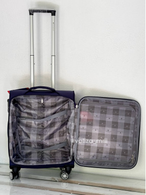 Тканьевый чемодан Snowball 87303 - ручная кладь - синий