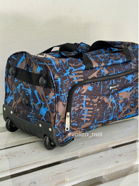 Сумка на колесах Worldline 891/55 - маленький размер - деревья