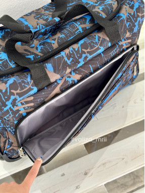 Сумка на колесах Worldline 891/55 - маленький размер - деревья