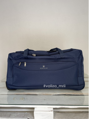 Сумка на колесах 898/75 Worldline - великий розмір - синій