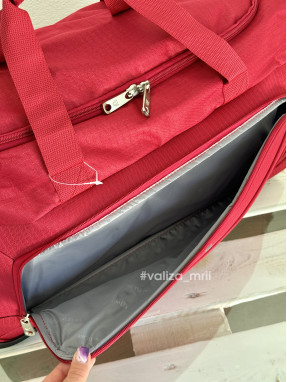 Сумка на колесах 898/55 Worldline - маленький размер - красный