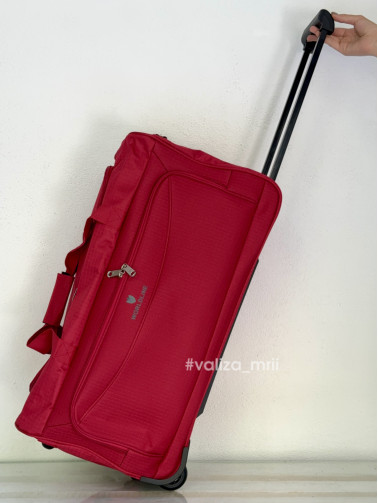 Сумка на колесах 898/65 Worldline - средний размер - красный