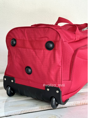 Сумка на колесах 898/65 Worldline - средний размер - красный